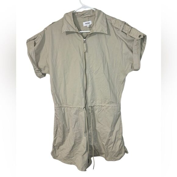 Pistola Beige Short Sleeve Jumpsuit - Picture 11 of 15